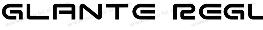 Glante Regular字体转换